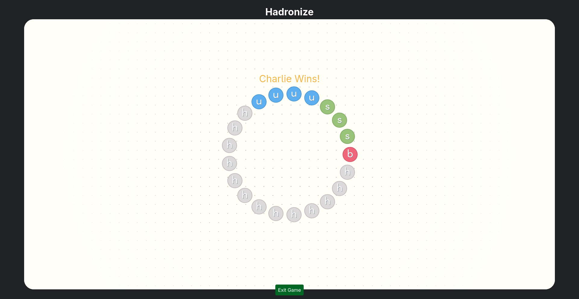 Charlie wins